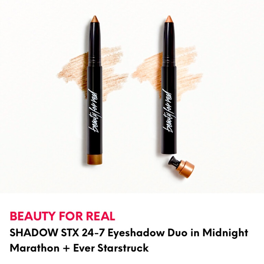 BEAUTY FOR REAL
SHADOW STX 24-7 Eyeshadow Duo